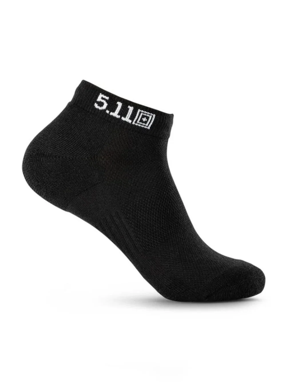 5.11 TACTICAL Men's PT-R Basic Ankle Socks (6-Pack) in Black